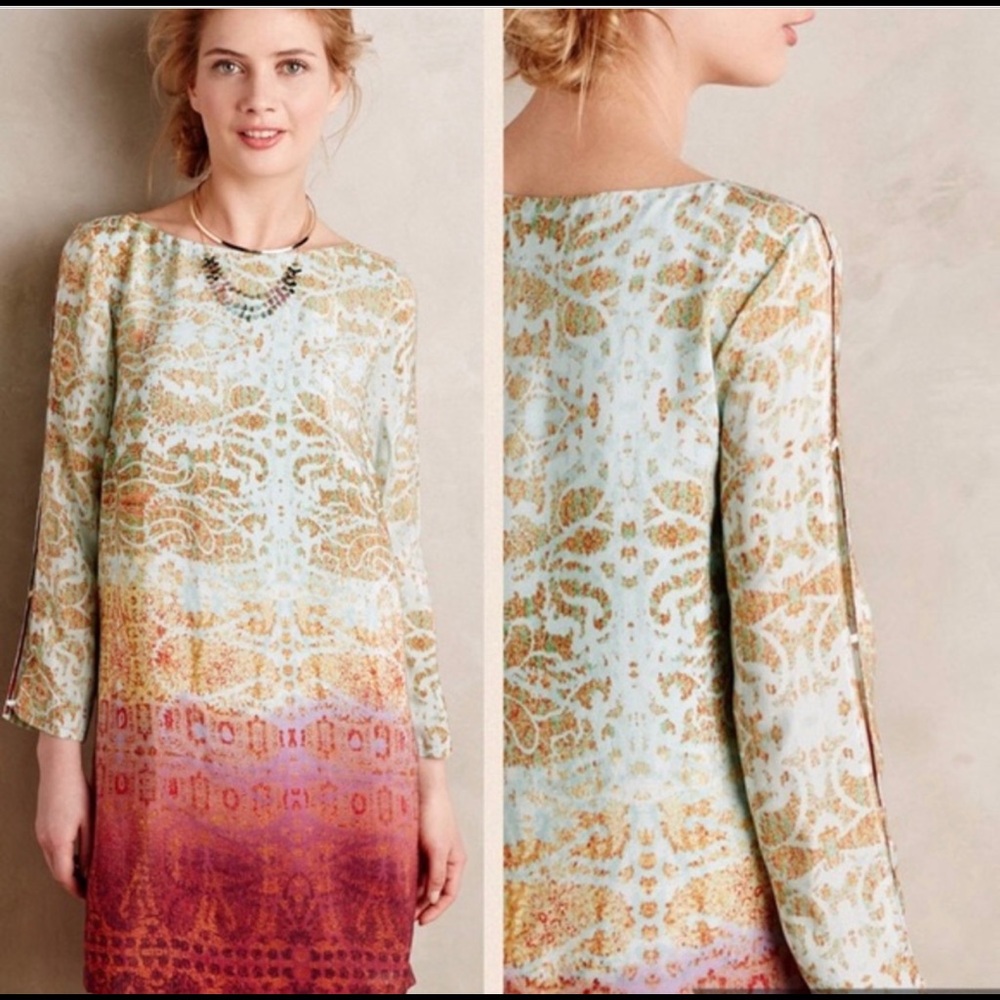Anthropologie Maeve Cleome Dress w/ POCKETS!